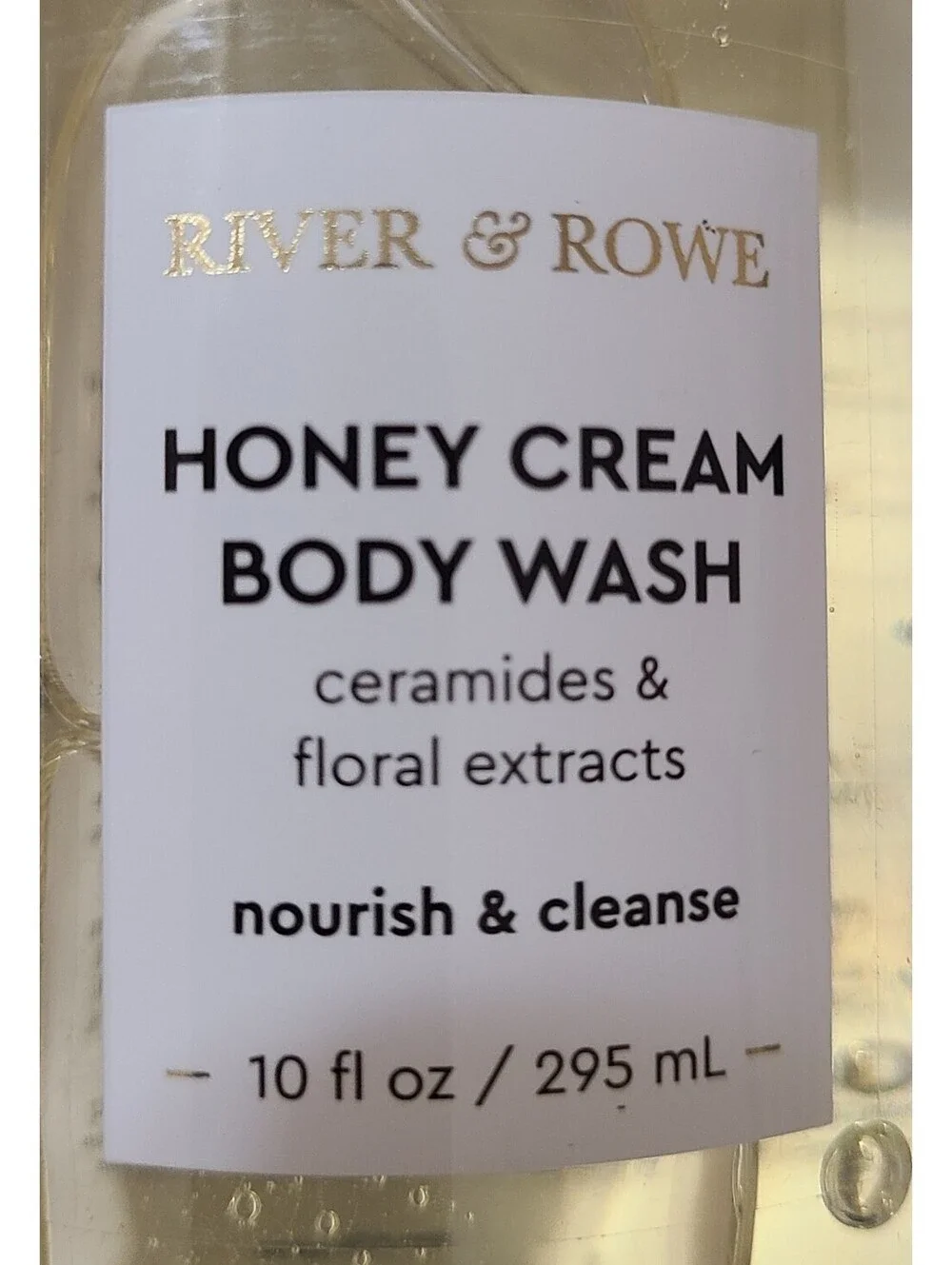 2pk River & Rowe Honey Cream Body Wash Ceramides Floral Extract Nourish 10oz NEW